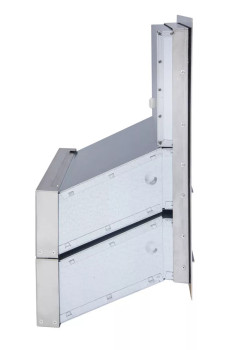 Preview: seitenansicht 2 familien briefkasten mit video